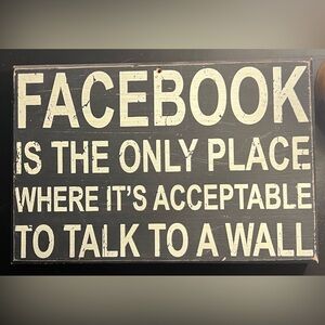 Wooden Painted bar sign